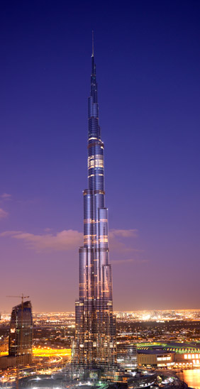 Tower-Burj-Dubai-Complete-Night Tower Burj Dubai Complete Night Burj Dubai Fotos do Prédio Mais Alto do Mundo