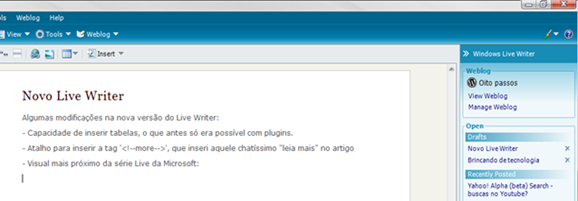 live writer beta